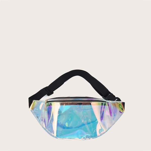 

Girls Clear Holographic Fanny Bag