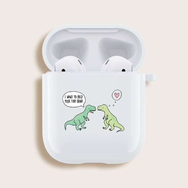 

Dinosaur Pattern Case For Airpods, Multicolor