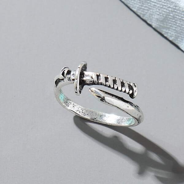

Sword Design Ring, Silver