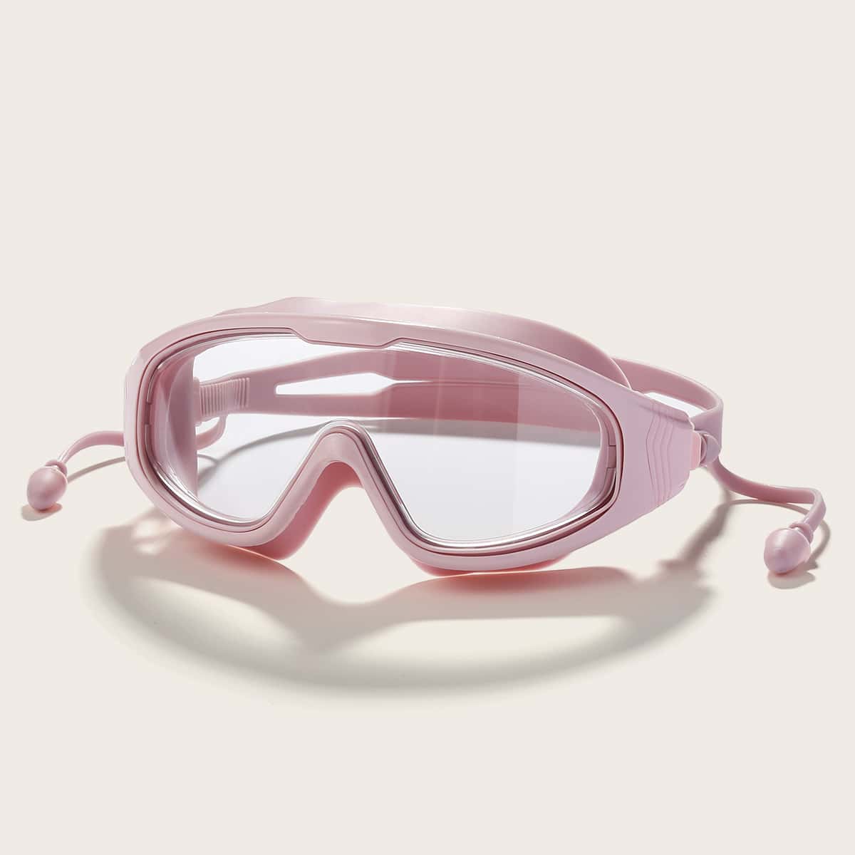 

Anti-fog Swimming Goggles With Earplugs, Pink