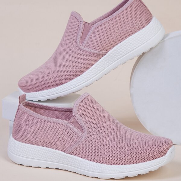 

Slip On Running Shoes, Pink