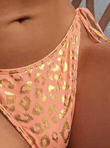 Swim Vcay Bộ Bikini Tam Giác Thắt Nơ Đi Biển Mùa Hè - trái cam - Xem 4