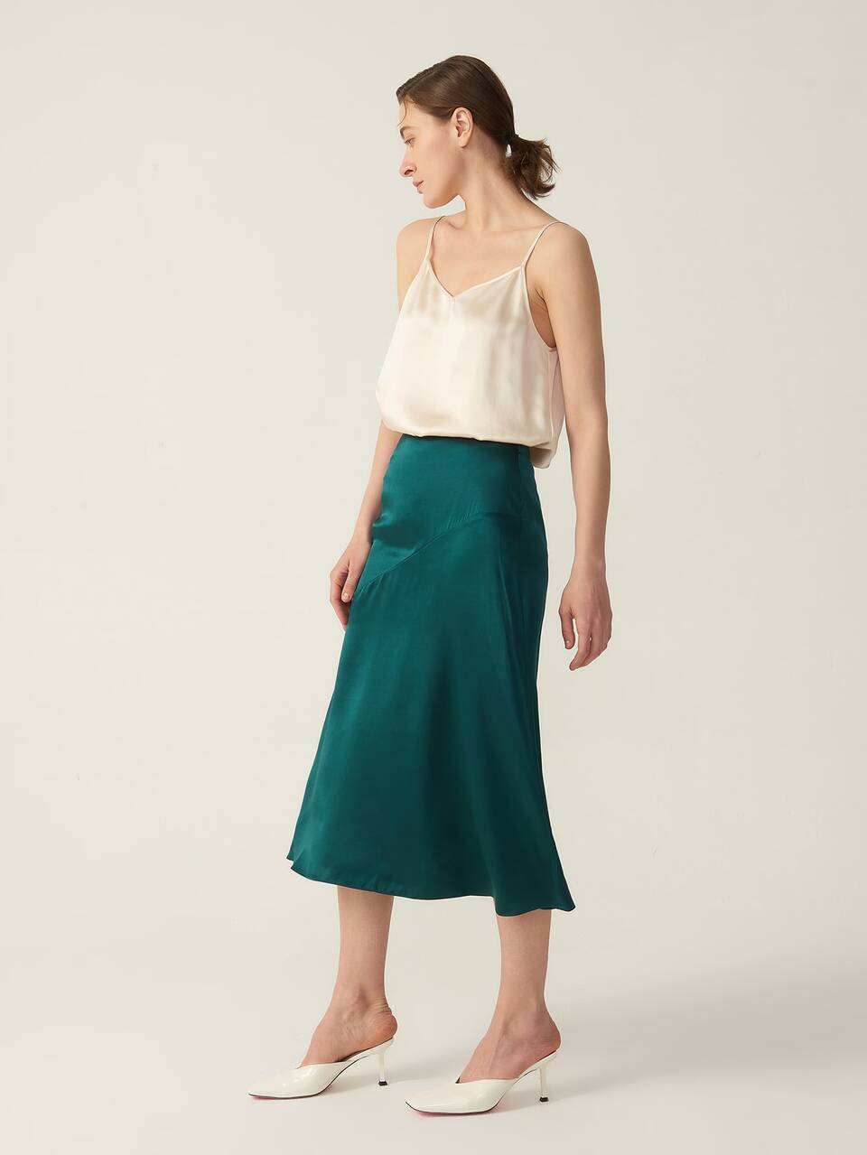 100% MULBERRY SILK GRADE 6A 19MM CAMI TOP