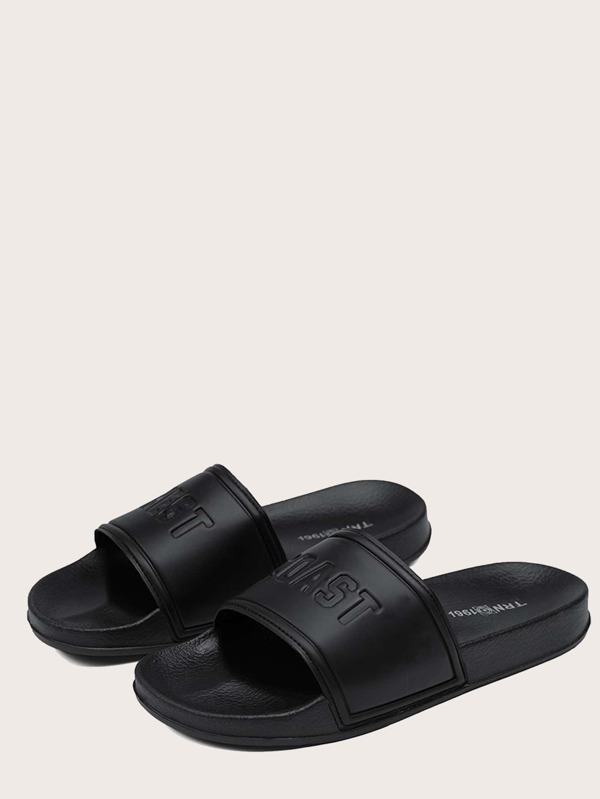 Herren Flip-Flops mit Buchstaben-Dekor für Herbst/Winter, Sommer