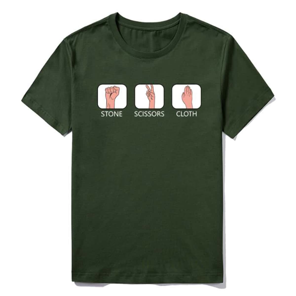 

Guys Letter Gesture Graphic Tee, Dark green