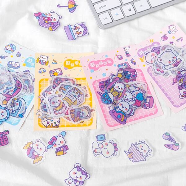 

40pcs Cartoon Graphic Random Sticker, Multicolor