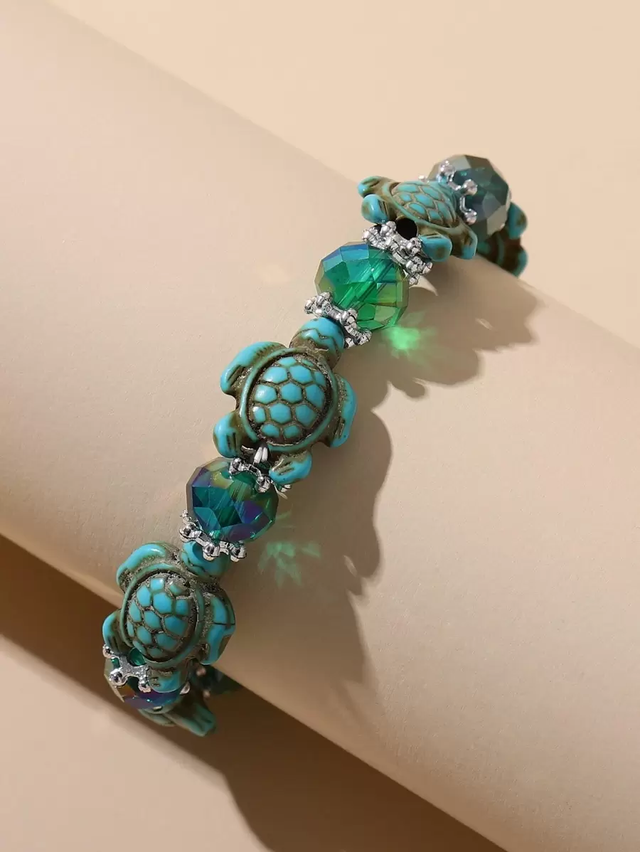 Tortoise Beaded Bracelet