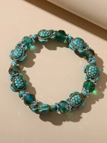 Tortoise Beaded Bracelet