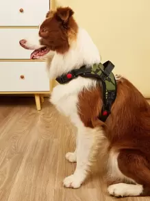 Camouflage Pattern Pet Harness - Multicolor - View 1