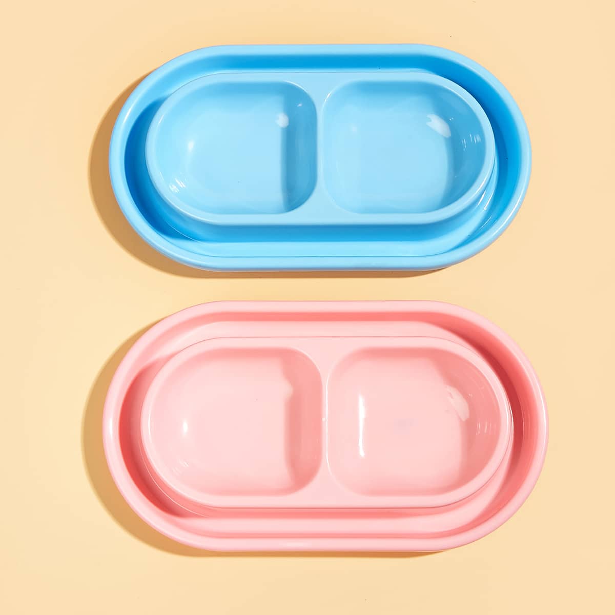 

1pc Random Color Pet Bowl, Multicolor