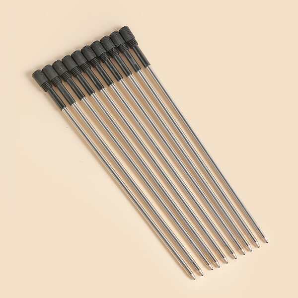 

10pcs Ballpoint Pen Refill, Silver