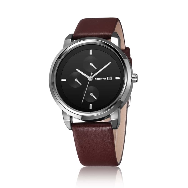 

Men Round Pointer Date Quartz Watch