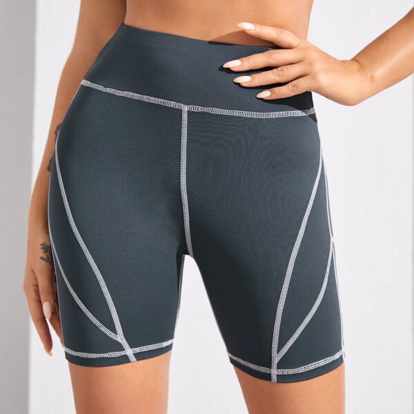 

Topstitching Sports Shorts, Navy blue