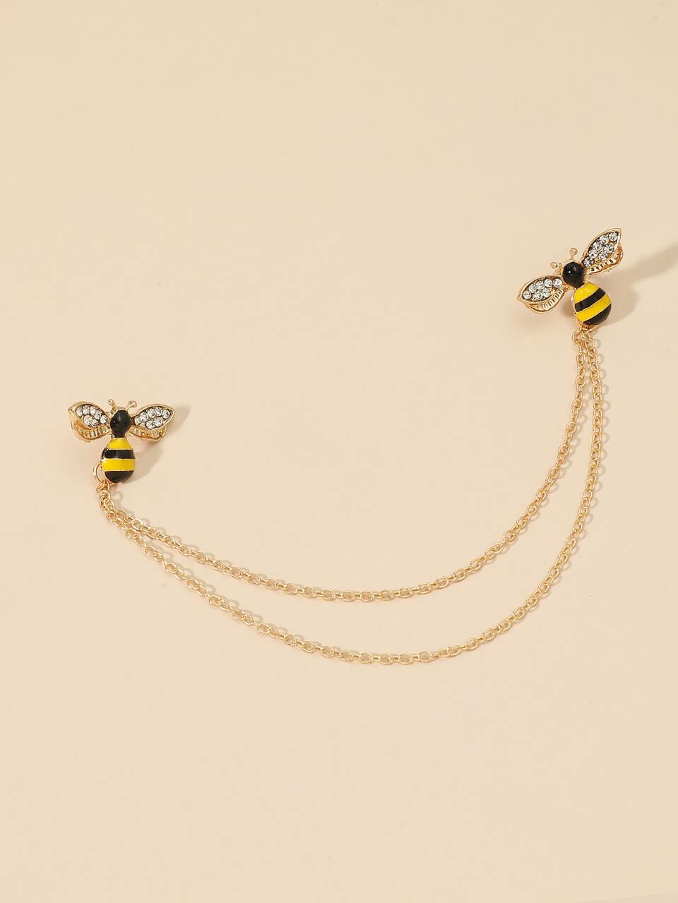 1pc Personalized Simple Fashion Delicate Cute Bee Shaped Brooch