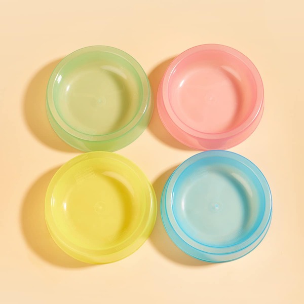 

1pc Random Color Pet Bowl, Multicolor