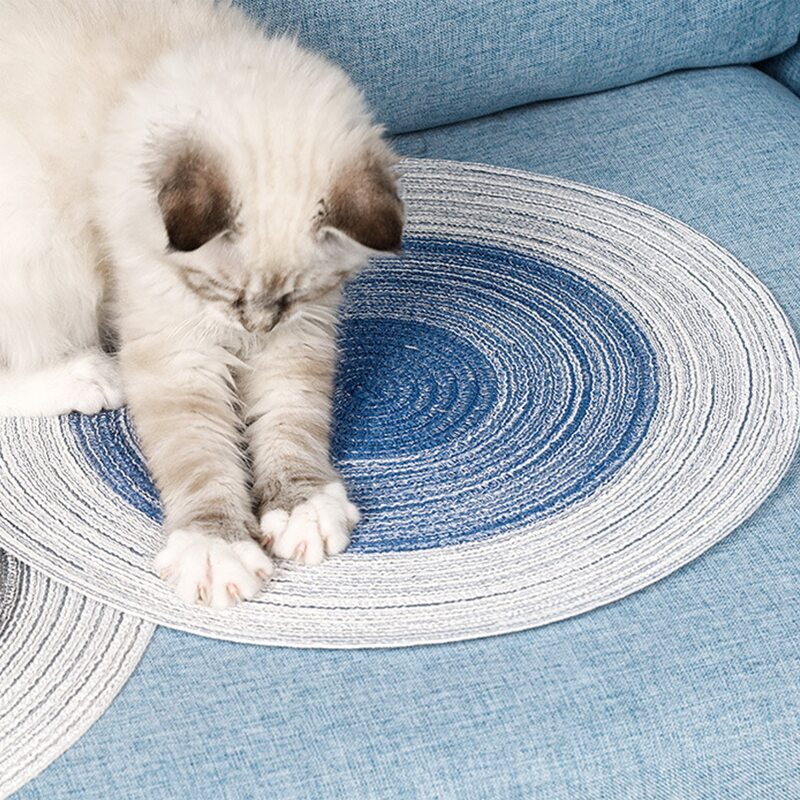 

1pc Random Linen Pet Mat, Multicolor
