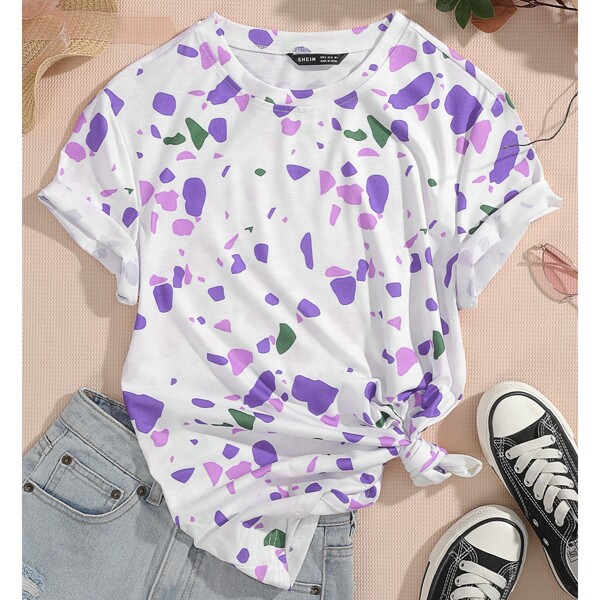 

Dalmatian Print Tee, Multicolor
