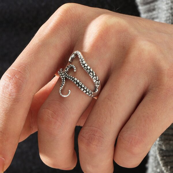 

Men Vintage Ring, Silver