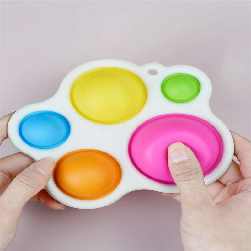 

1pc Random Stress Relief Bubble Toy, Multicolor
