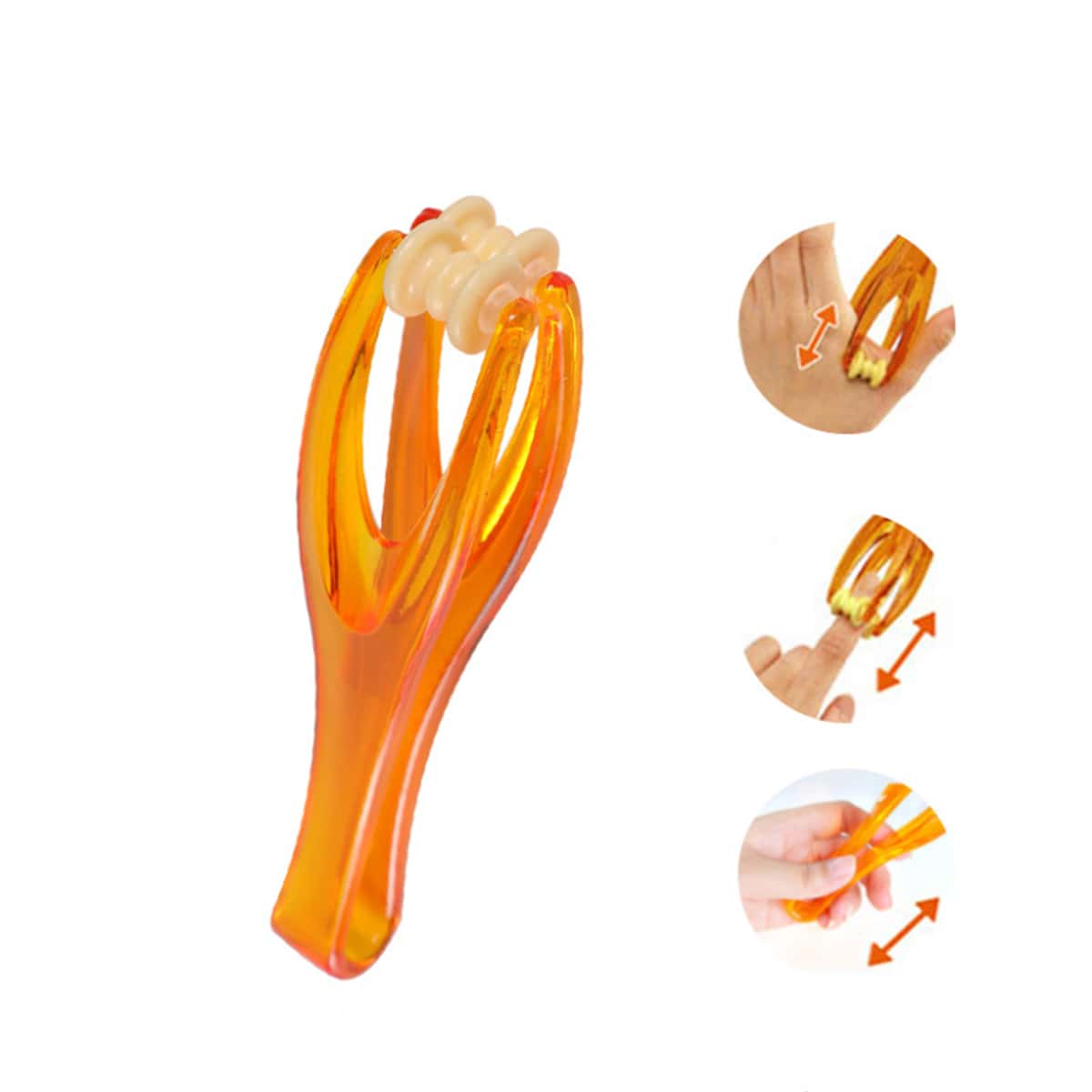 

1pc Massage Roller, Orange