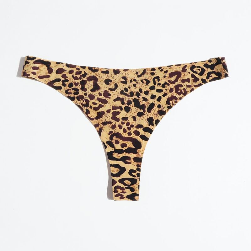 

Leopard Print Seamless Panty, Multicolor