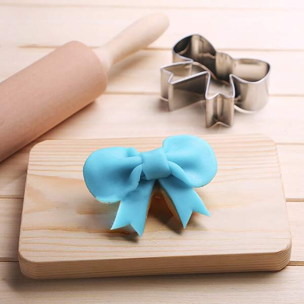 

1pc Bow-knot Shaped Mold, Silver