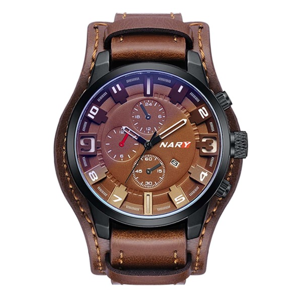 

Men Triple Dial Date Quartz Watch