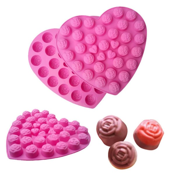 

1pc Heart Shaped Mold, Pink
