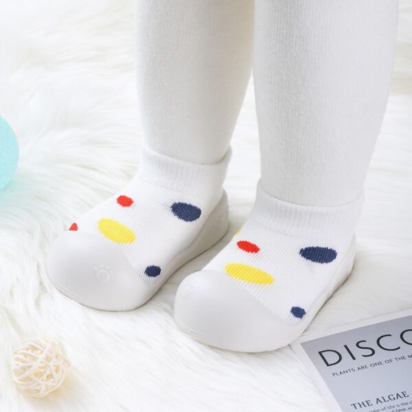 

Baby Girl Polka Dot Sock Sneakers, Multicolor