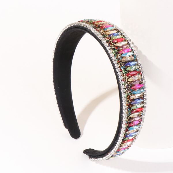

Rhinestone Decor Hair Hoop, Multicolor