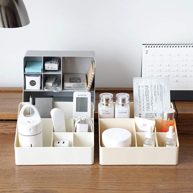 

1pc Multi-grid Storage Box, Multicolor