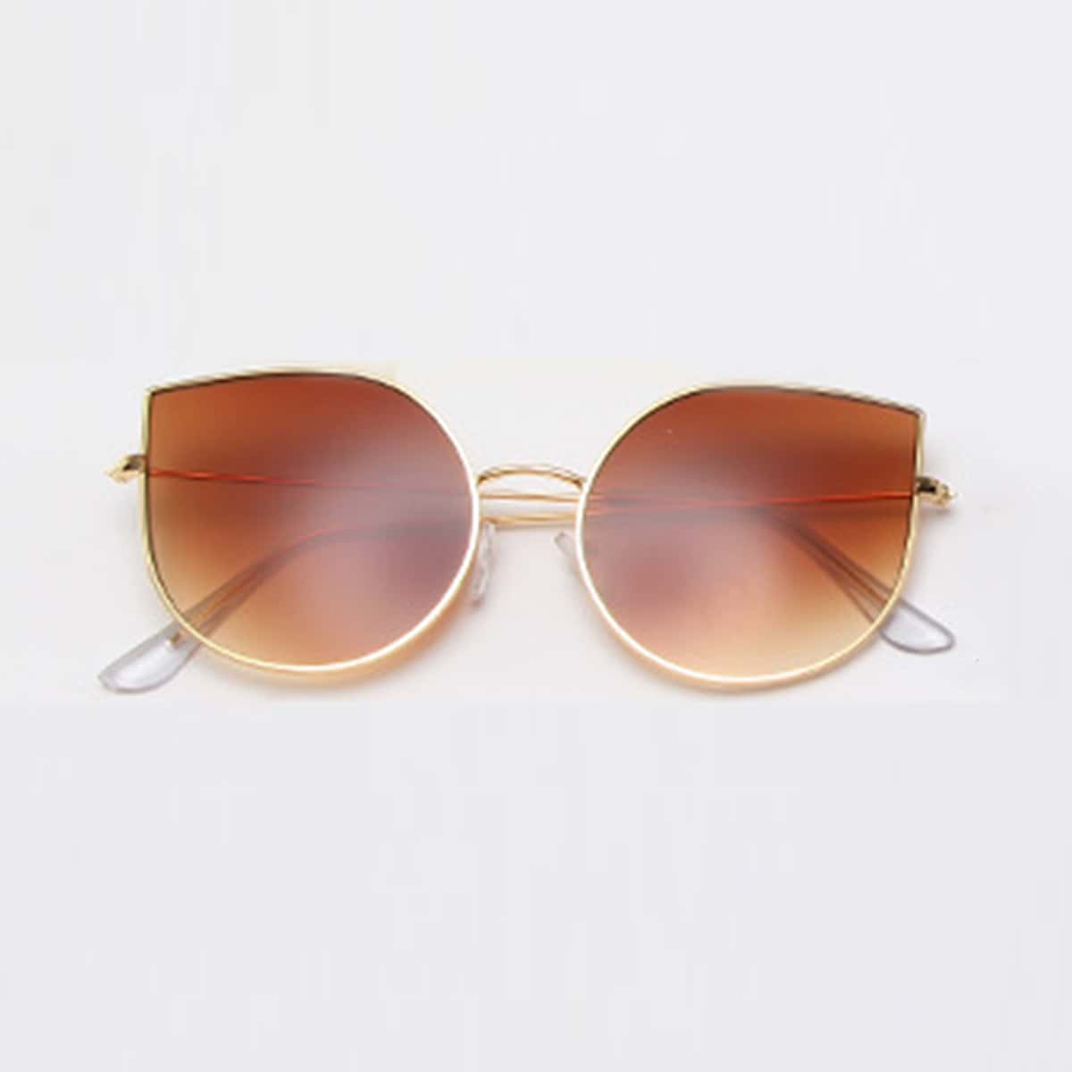 

Metal Frame Cat Eye Sunglasses