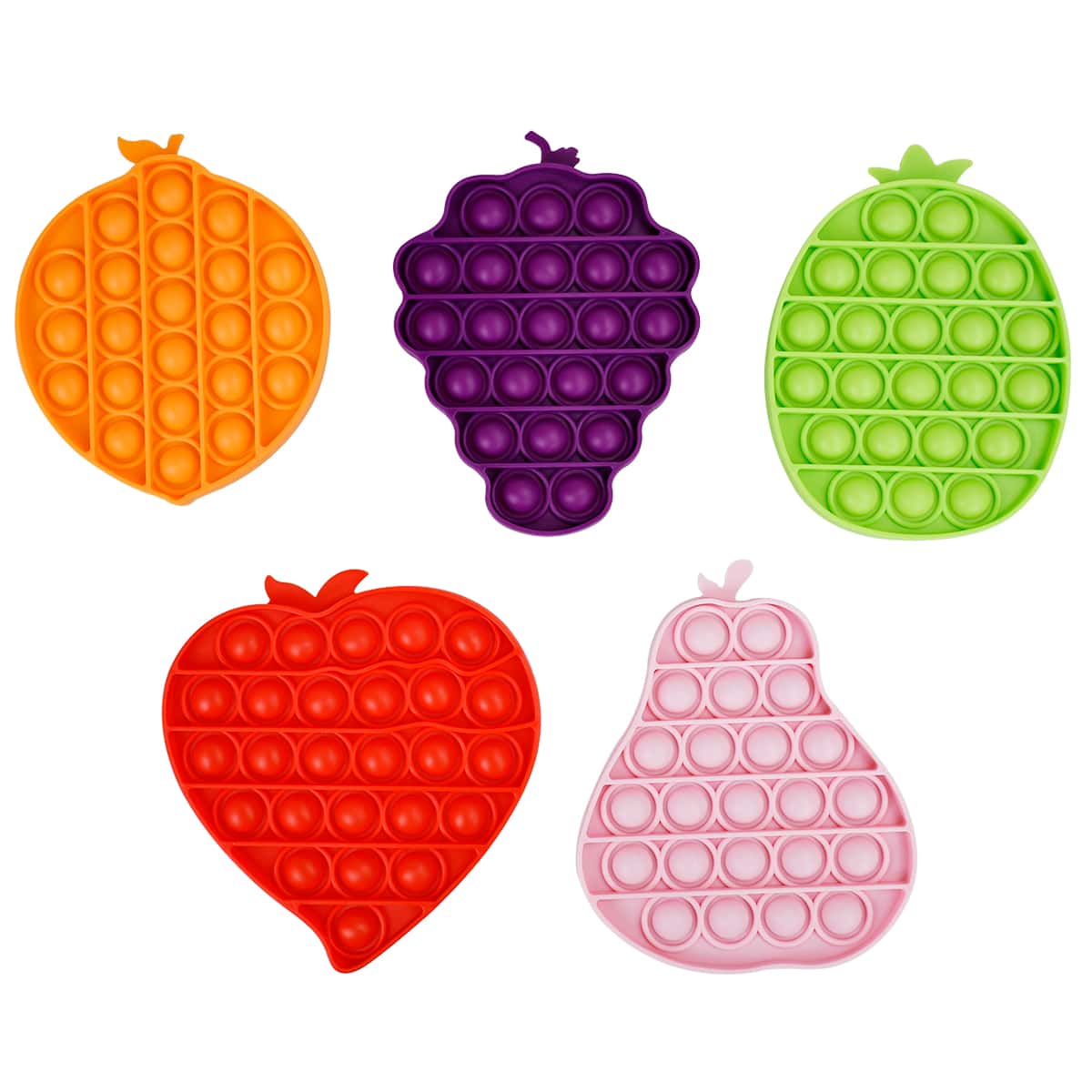 

1pc Random Fruit Stress Relief Bubble Toy, Multicolor