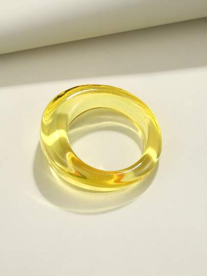 1pc Clear Ring  SHEIN EUR