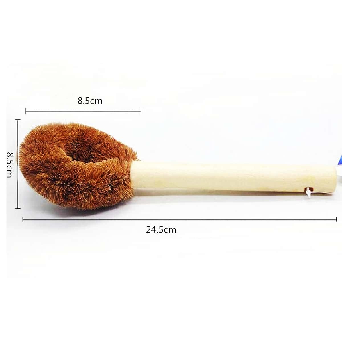 

1pc Long Handle Cleaning Brush, Brown