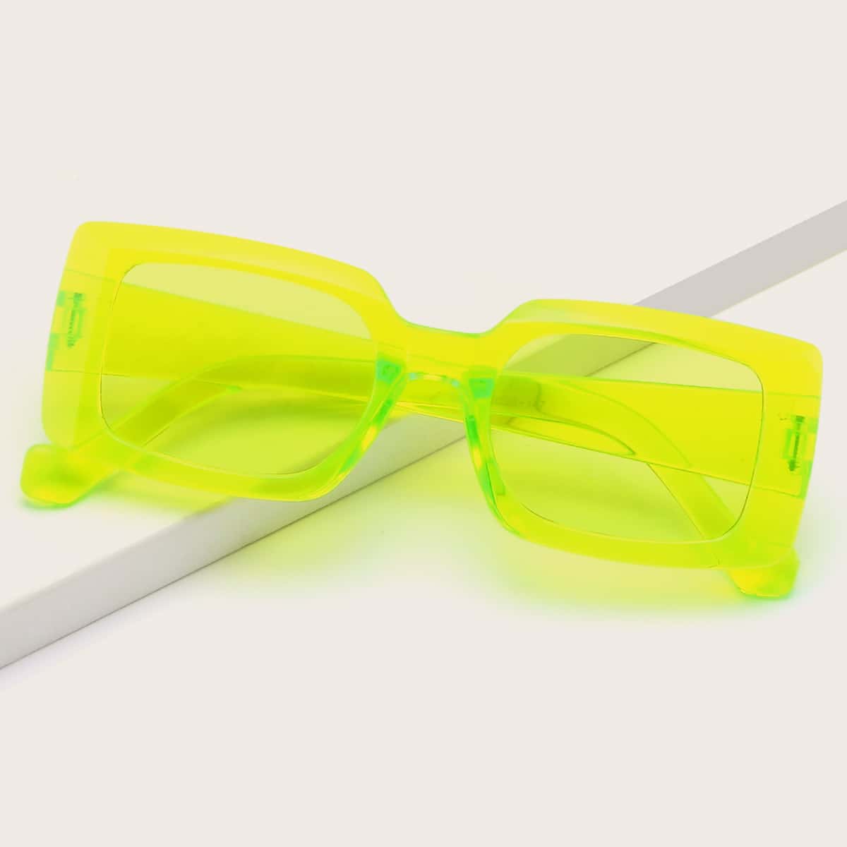 

Neon Rectangle Frame Sunglasses