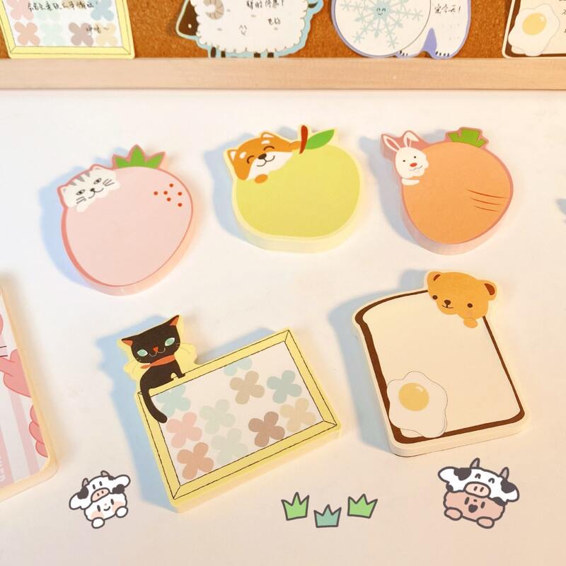 

1pc Random Cartoon Sticky Note, Multicolor
