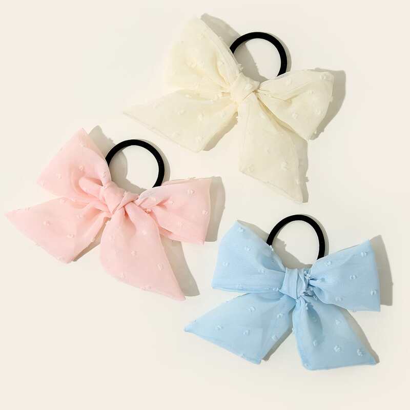 

3pcs Hair Tie & 3pcs Twilly Scarf, Multicolor