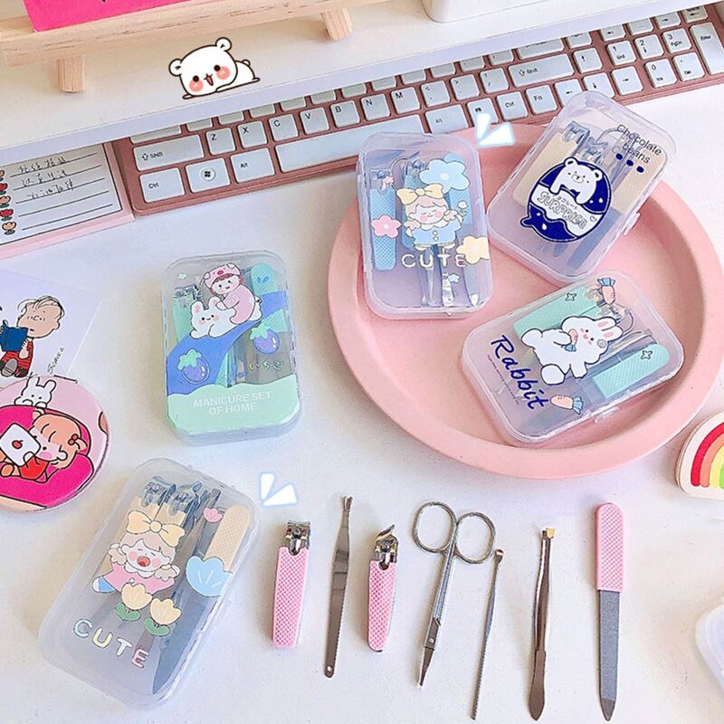 

1box Random Cartoon Nail Clipper Set, Multicolor