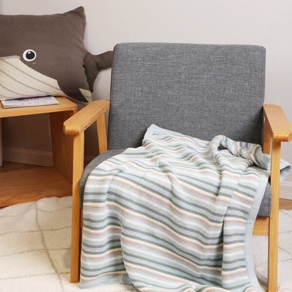 

Striped Pattern Kids Throw, Multicolor