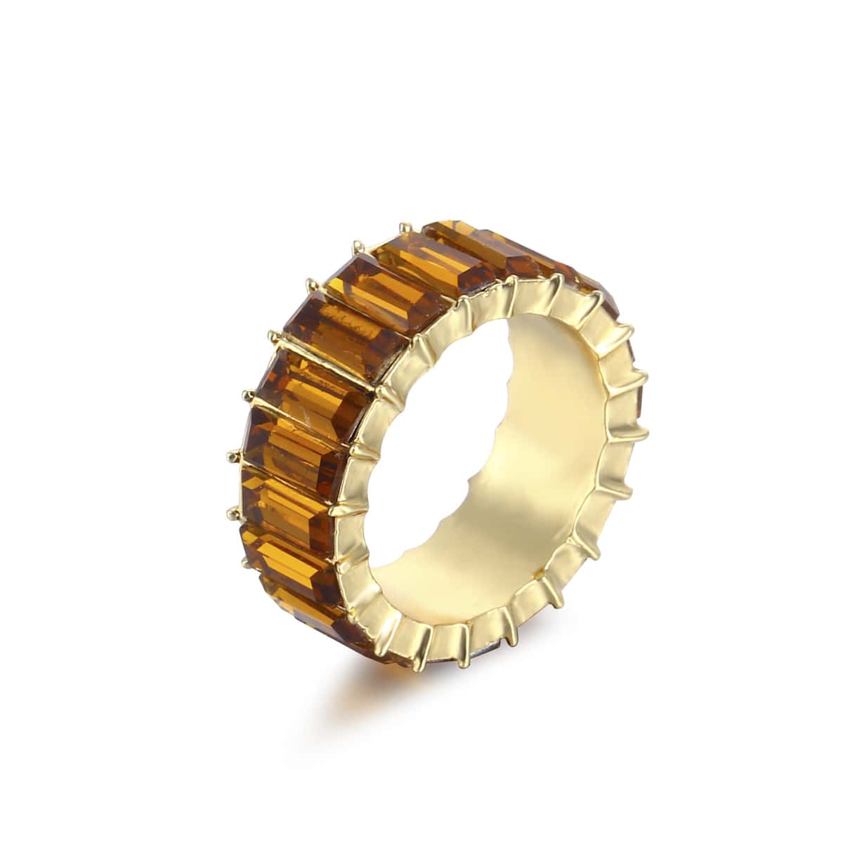 

Gemstone Decor Ring, Yellow