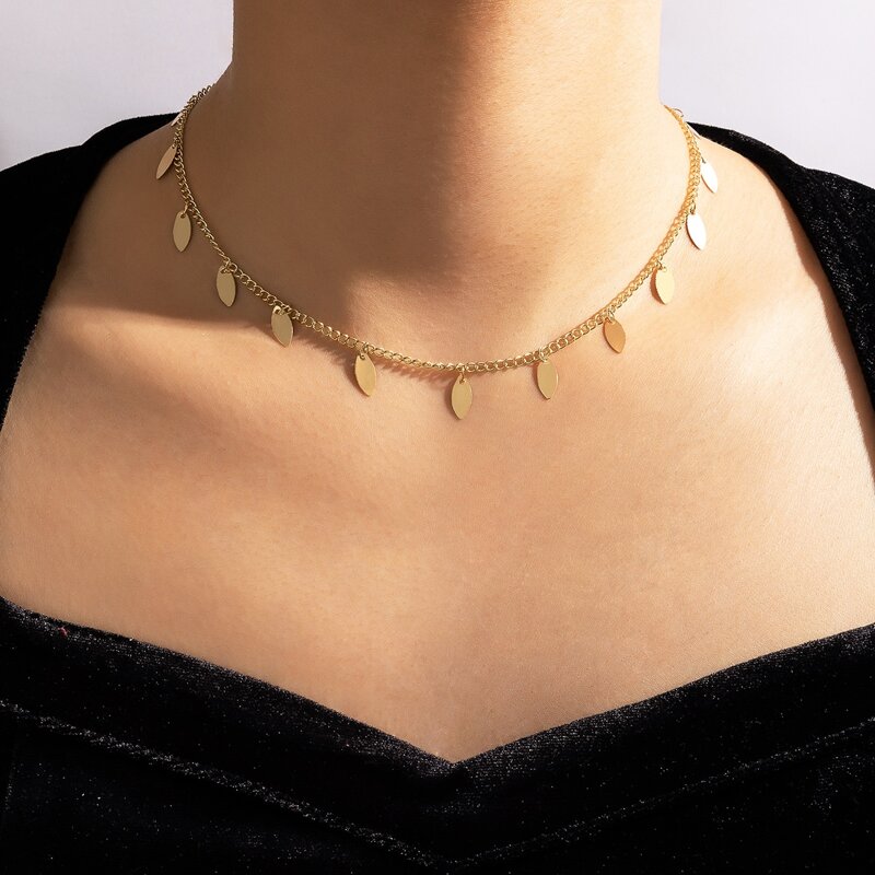 

Geo Tassel Necklace, Gold