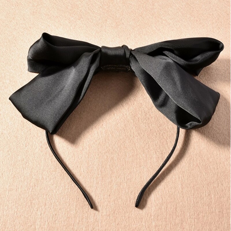 

Solid Bow Knot Headband, Black