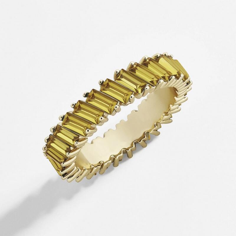 

Gemstone Decor Ring, Yellow