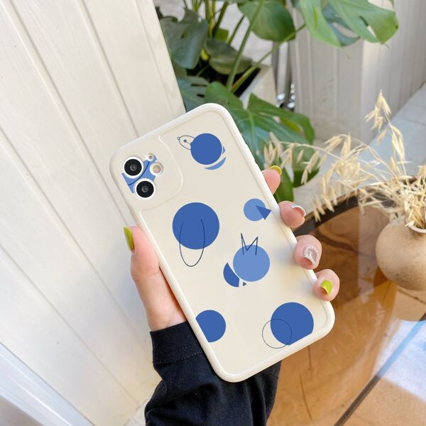 

Graphic Phone Case, Beige