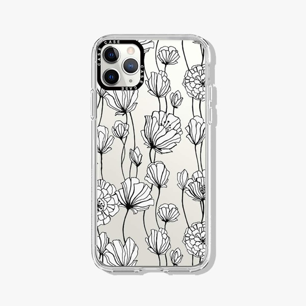 

Flower Print Clear Phone Case