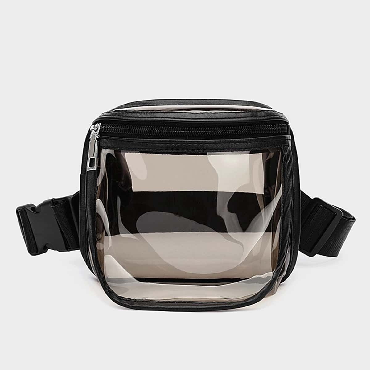 

Clear Fanny Pack, Black