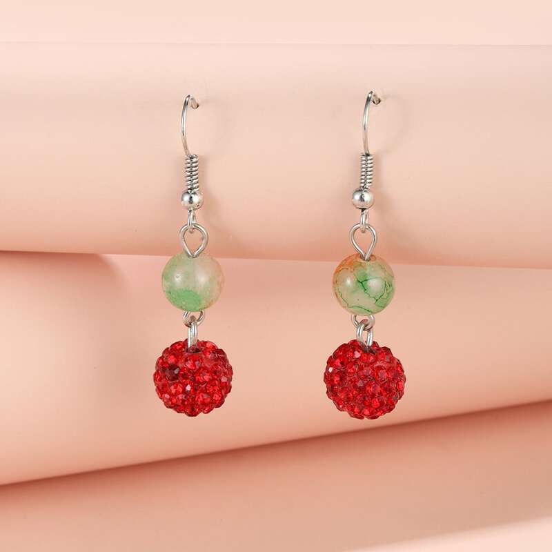 

Gemstone Decor Drop Earrings, Multicolor