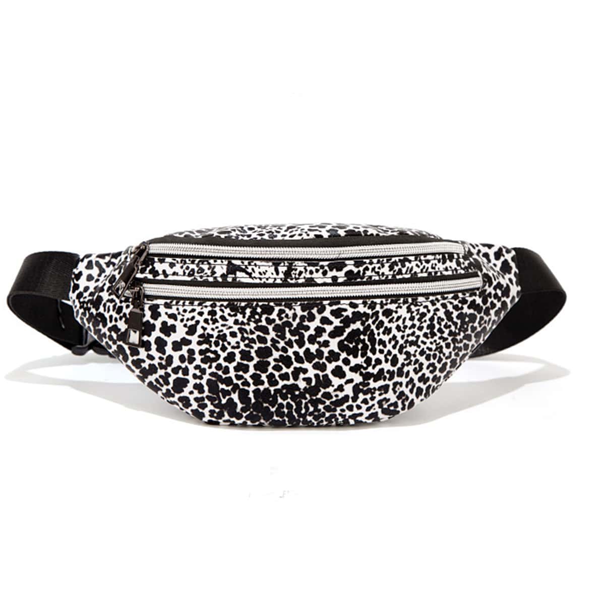 

Leopard Fanny Pack, Black