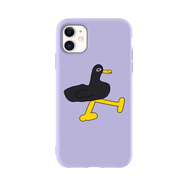 

Cartoon Duck Phone Case, Purple